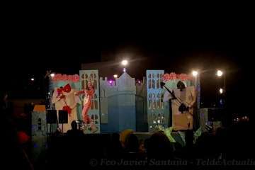 Drag Arush, reinona de las fiestas de Ayatima de Marzagán (Foto Francisco J. Santana)